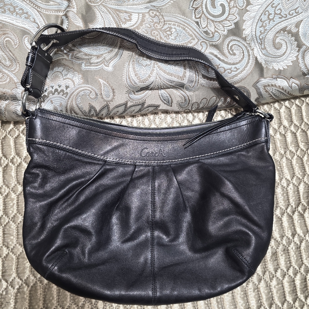 COACH ( F13731) SOHO PLEATED HOBO BAG